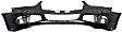2013-2016 Audi A4 - Front Primed Bumper Cover, For Models With S-Line Package, Without Parking Aid Sensor Holes