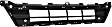 Front Bumper Grille, Textured Black CAPA Certified