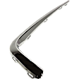 Front, Passenger Side Bumper Trim, Chrome