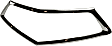 Grille Trim, Center, Chrome