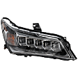 Passenger Side Headlight, with Bulb, LED, Clear Lens, 6 Cyl., 3.5L Engine, CAPA Certified