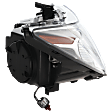 Passenger Side Headlight, with Bulb, LED, Clear Lens, 6 Cyl., 3.5L Engine, CAPA Certified