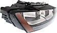 2009-2012 Audi Q5 - Passenger Side Headlight, with Bulb, Halogen, Clear Lens, Premium Model