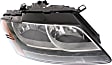 2009-2012 Audi Q5 - Passenger Side Headlight, with Bulb, Halogen, Clear Lens, Premium Model