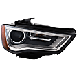 Passenger Side Headlight, without Bulb, HID/Xenon, Clear Lens
