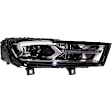 Passenger Side Headlight, without Bulb, HID/Xenon, Clear Lens
