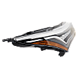 Passenger Side Headlight, with Bulb, LED, Clear Lens, Base Model
