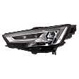 2017 Audi A4 - Driver Side LED Headlight, With bulb(s), OE Replacement