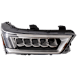 Passenger Side Headlight, with Bulb, LED, Clear Lens