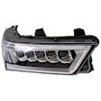 Passenger Side Headlight, with Bulb, LED, Clear Lens