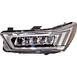 Driver Side Headlight, with Bulb, LED, Clear Lens