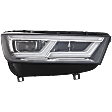 Passenger Side LED Headlight, With bulb(s)