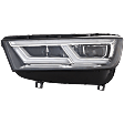 Driver Side LED Headlight, With bulb(s)