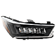 Passenger Side LED Headlight, With bulb(s)