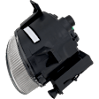 Front, Driver and Passenger Side Halogen Fog Light, With bulb(s)