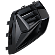 Front, Passenger Side, Outer Fog Light Cover, Textured, With Glossy Black Trim