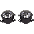 Front, Driver and Passenger Side Fog Light, With Bulb(s), Halogen
