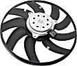 OE Replacement A/C Condenser Fan Passenger Side, Single fan