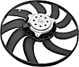 OE Replacement Radiator Fan Driver Side, Single fan