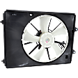 2017-2023 Honda Ridgeline - OE Replacement A/C Condenser Fan Passenger Side, Single fan