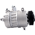 2013 Volkswagen Passat - A/C Compressor, 6 Groove; Direct Drive Compressor; Pxe16, With Clutch, 6-Groove Pulley, 3.6L 6Cyl