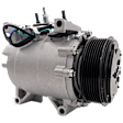 2006 Acura TSX - A/C Compressor, 7 Groove; Hs110R, With Clutch, 7-Groove Pulley, 2.4L 4Cyl