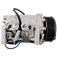 2006 Acura TSX - A/C Compressor, 7 Groove; Hs110R, With Clutch, 7-Groove Pulley, 2.4L 4Cyl