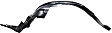 Front, Passenger Side Fender Liner, SH-AWD Model, AWD