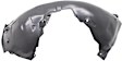 Front, Driver Side, Rear Section Fender Liner