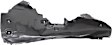 Front, Driver Side, Rear Section Fender Liner