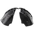 Front, Driver Side, Rear Section Fender Liner