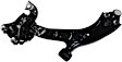 Front, Passenger Side, Lower Control Arm, with Ball Joint Assembly