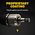 Front, Passenger Side Axle Assembly, 1.8L Engine, All Wheel Drive