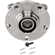 2002-2008 Audi A4 Quattro - Front, Driver or Passenger Side Wheel Hub, With Bearing, 5 x 4.4 in. Bolt Pattern