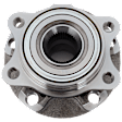 Front, Driver or Passenger Side Wheel Hub, With Bearing, 5 x 4.4 in. Bolt Pattern