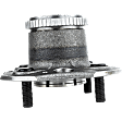 Rear, Driver or Passenger Side Wheel Hub, With Bearing, 4 x 4.5 in. Bolt Pattern, 5 Cyl., 2.5L Engine