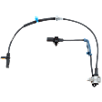 Front, Driver Side ABS Speed Sensor, Base Model, 6 Cyl., 3.5L Engine