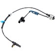 Front, Driver Side ABS Speed Sensor, Base Model, 6 Cyl., 3.5L Engine