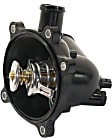 Thermostat Housing, Assembly, GAS Engine, Includes Sensor and Gasket