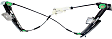 Front, Driver Side Window Regulator, Power, Cabriolet Model