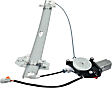 Front, Driver Side Window Regulator, Power, With 2-Prong Connector, 6 Cyl., 3.5L Engine