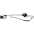 Front, Passenger Side Power Window Regulator, With Motor