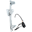 Front, Passenger Side Window Regulator Power, with Motor, Sedan