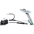 Front, Passenger Side Window Regulator Power, with Motor, Sedan