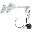 2000 Acura Integra - Sedan Front, Driver Side Power Window Regulator, With Motor