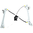 Convertible Front, Passenger Side Power Window Regulator, Without Motor