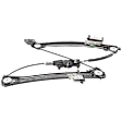 Front, Passenger Side Power Window Regulator, Without Motor