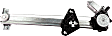 Rear, Passenger Side Window Regulator, Power, 4 Cyl., 2.3L Engine