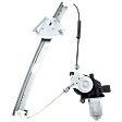 Rear, Driver Side Window Regulator, Power, Base Model