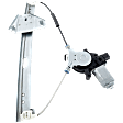 Rear, Driver Side Window Regulator, Power, Base Model